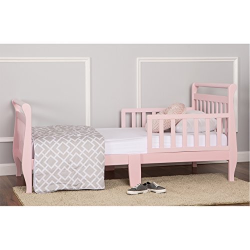 thumbnail image 2 of Delta Children Gray Wood Toddler Bed With Safety Rail – Fits Crib Mattress 2 of 5